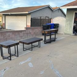 Console Table, Coffee Table, End Table For Sale