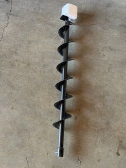 XtremepowerUS Earth Auger Bit Set 4”, 6”, 8” & 10” – 3/4” Shaft – Post Hole Digger