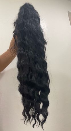 Long Wavy Black Wig