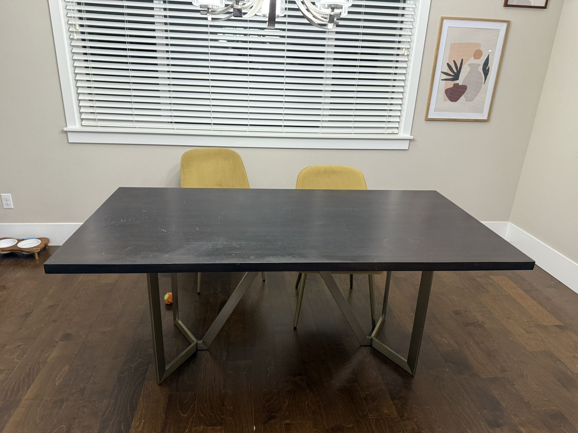 westelm dining table, 36”✖️72”
