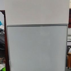 Large white upright Storage Cabinet - $125