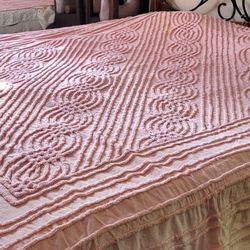 Vintage Chenille Bedspread 