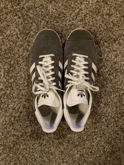 Men's Grey Adidas Gazelle Shoes
