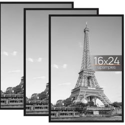 16x24 Picture Frame Black - 3 Pack - New (In Box)