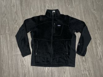 Patagonia Jacket Men's XL R2 Fleece Black Polartec Thermal Regulator Hiking