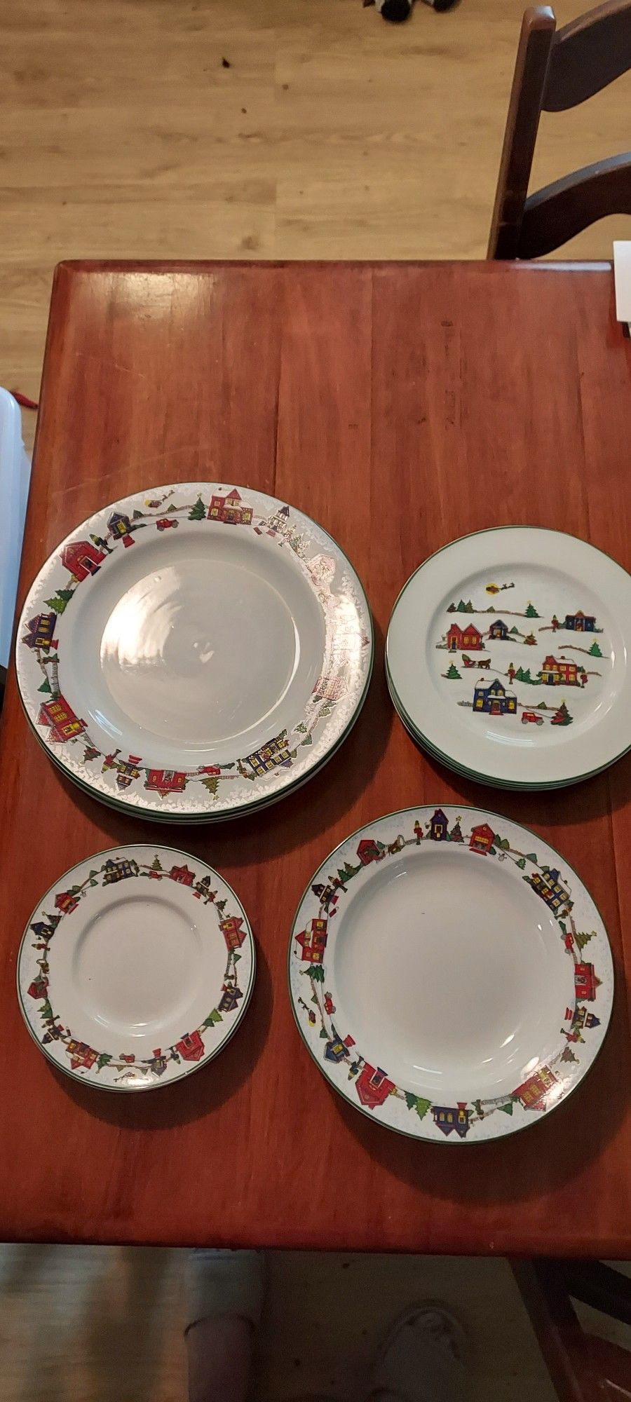 Christmas Plates Fall Church Pattern