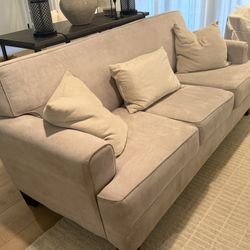 Living spaces sofa, loveseat, and Club Chair