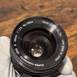 Canon 35mm 2.5 Lens 