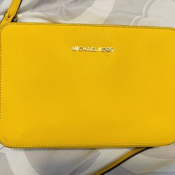 Yellow Michael Kors Purse