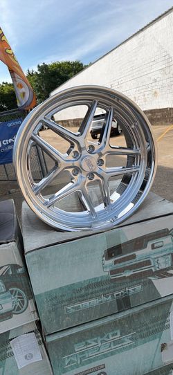 22s staggered billet style wheels tires new 5x5