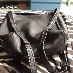 Leather Back Pack And Purse 