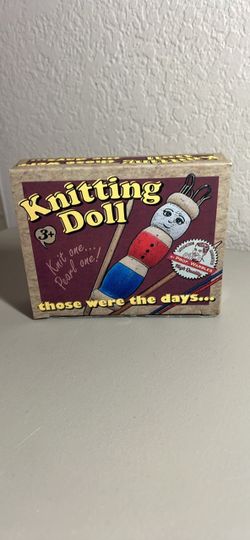 NIB Knitting Doll by Prof. Warbles