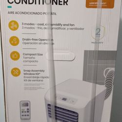 6000 BTU Portable Air conditioner dehumidifier fan remote controled