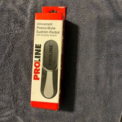 Proline Universal Piano-Style Sustain Pedal With Polarity Switch