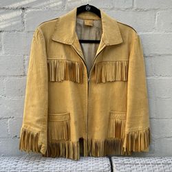 Vintage Fringe Leather Jacket - Women’s Medium - Cowboy Couture