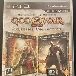 Sony PlayStation 3 God Of War Origins Collection Video Game