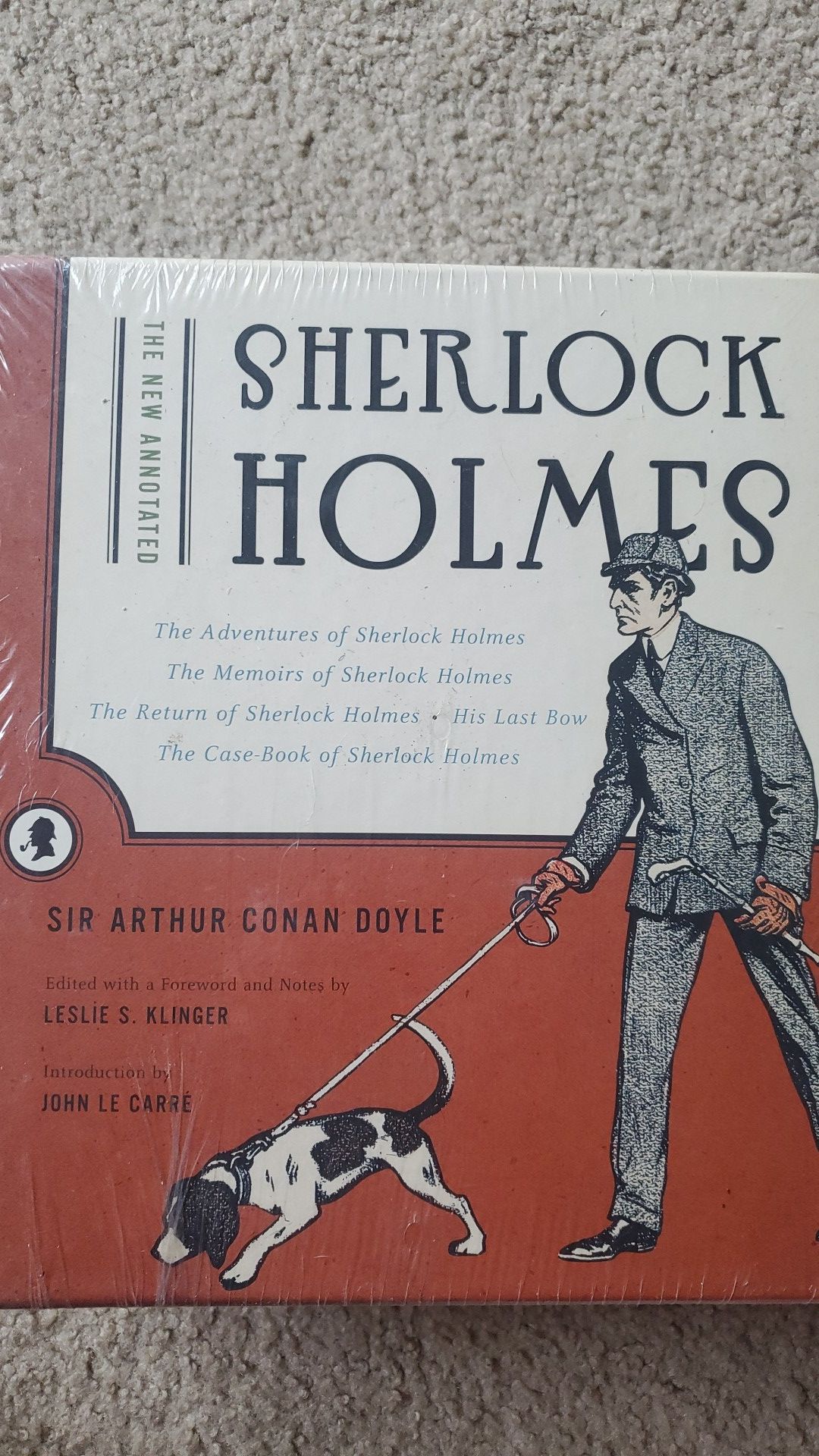 Sherlock Holmes book set, the new annotated by Sir Arthur Conan Doyle