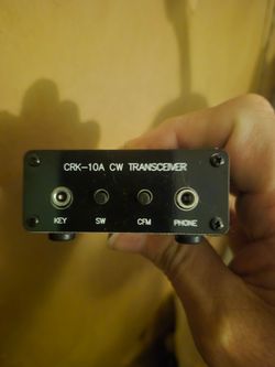 Crk10a 40meter cw hf ham radio qrp rig