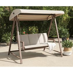 Better Homes & Garden Willow Springs Canopy Steel Porch Swing