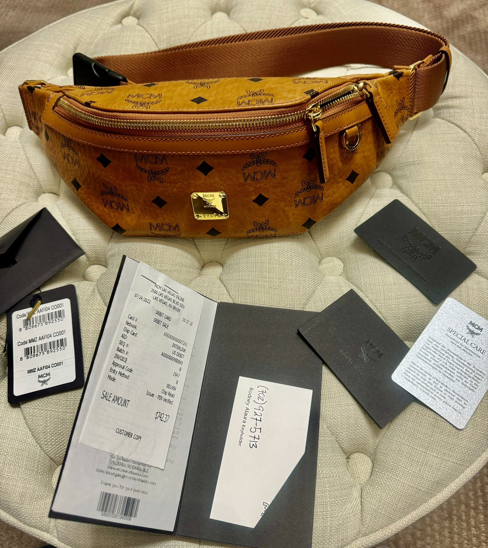 Authentic MCM Backpack