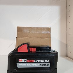 Milwaukee 8 AH BATTERY NEW with Receipt Of Purchase 