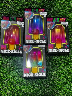 Nee Doh Nice-Sicle Squish Toy – Lot of 4