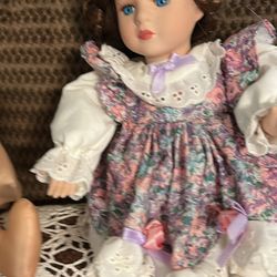 Vintage Doll Music Box