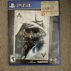 Batman Return To Arkham PS4 