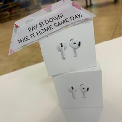 Apple Airpods 4 Brand New Headphones - Pay $1 today and the rest later!!