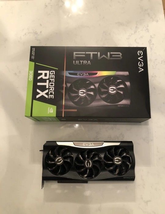 ONE of the best Graphic cards ever EVGA RTX 3080 ftw3 excellent cond.