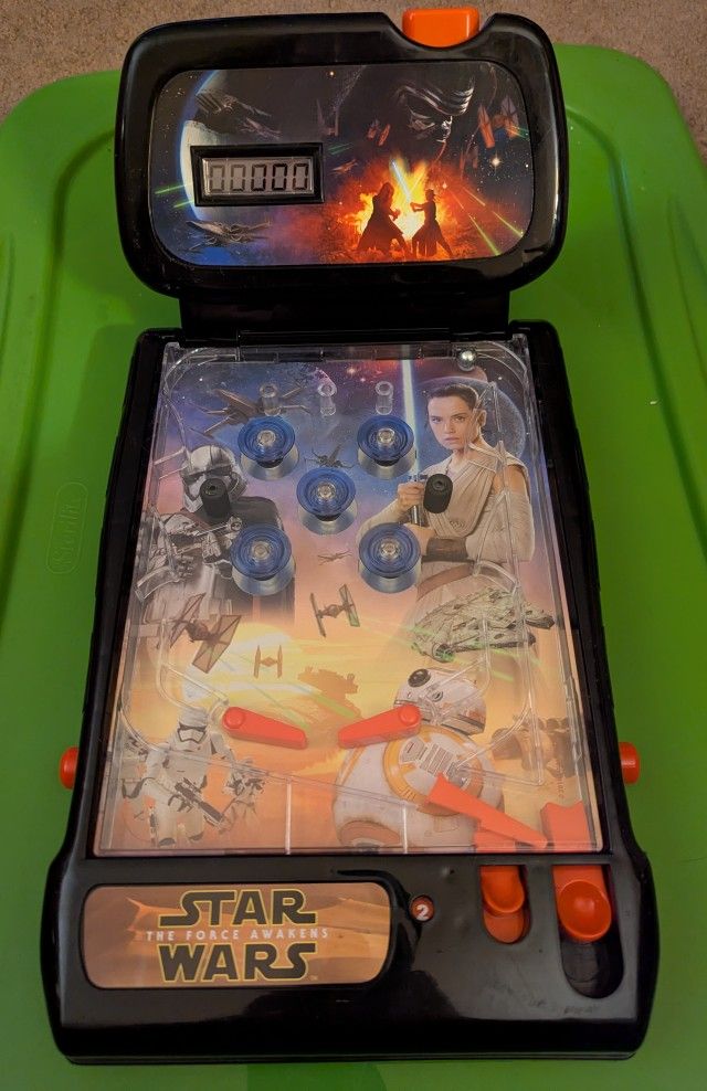Star Wars Revenge of The Sith Tabletop Pinball Machine Lights Sound Effects