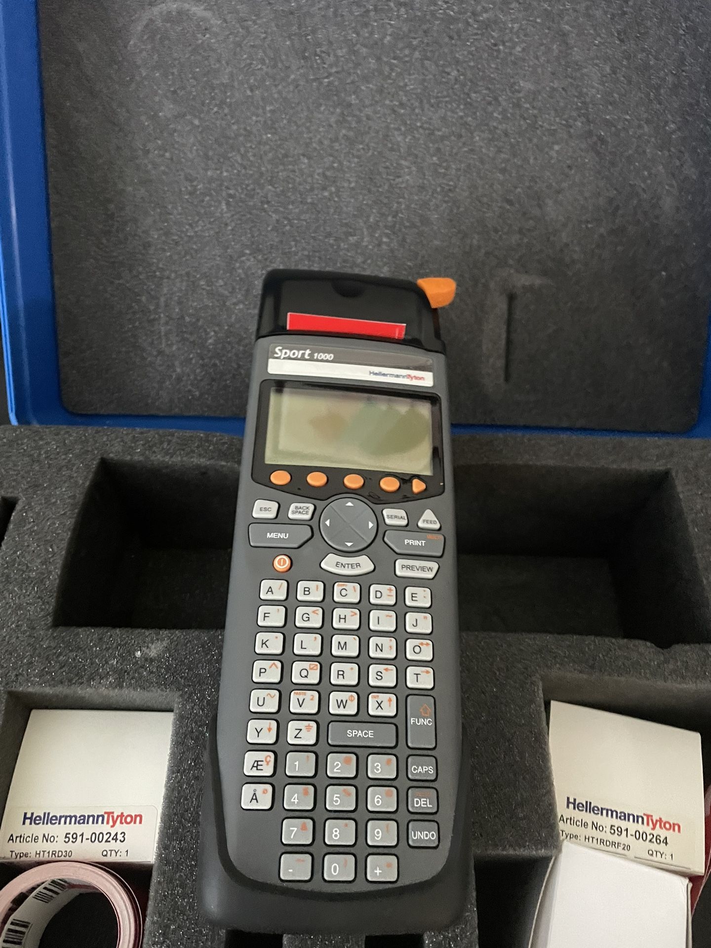 Hand Held Label Printer HellermannTyton Sport
