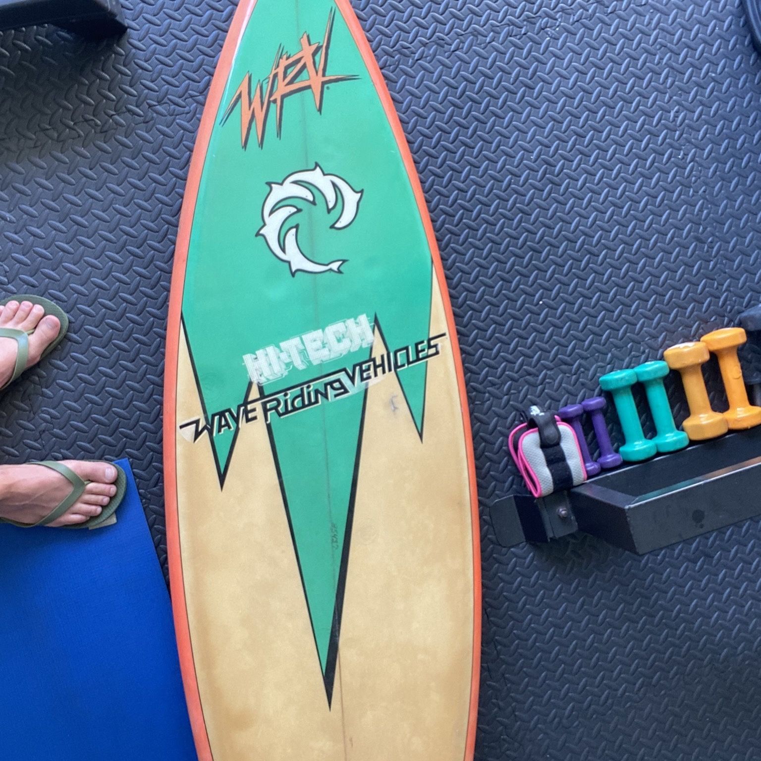 Vintage WRV Surfboard Clark Foam