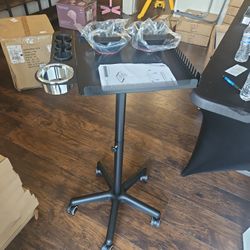 TASALON Black Salon Rolling Tray Cart ,