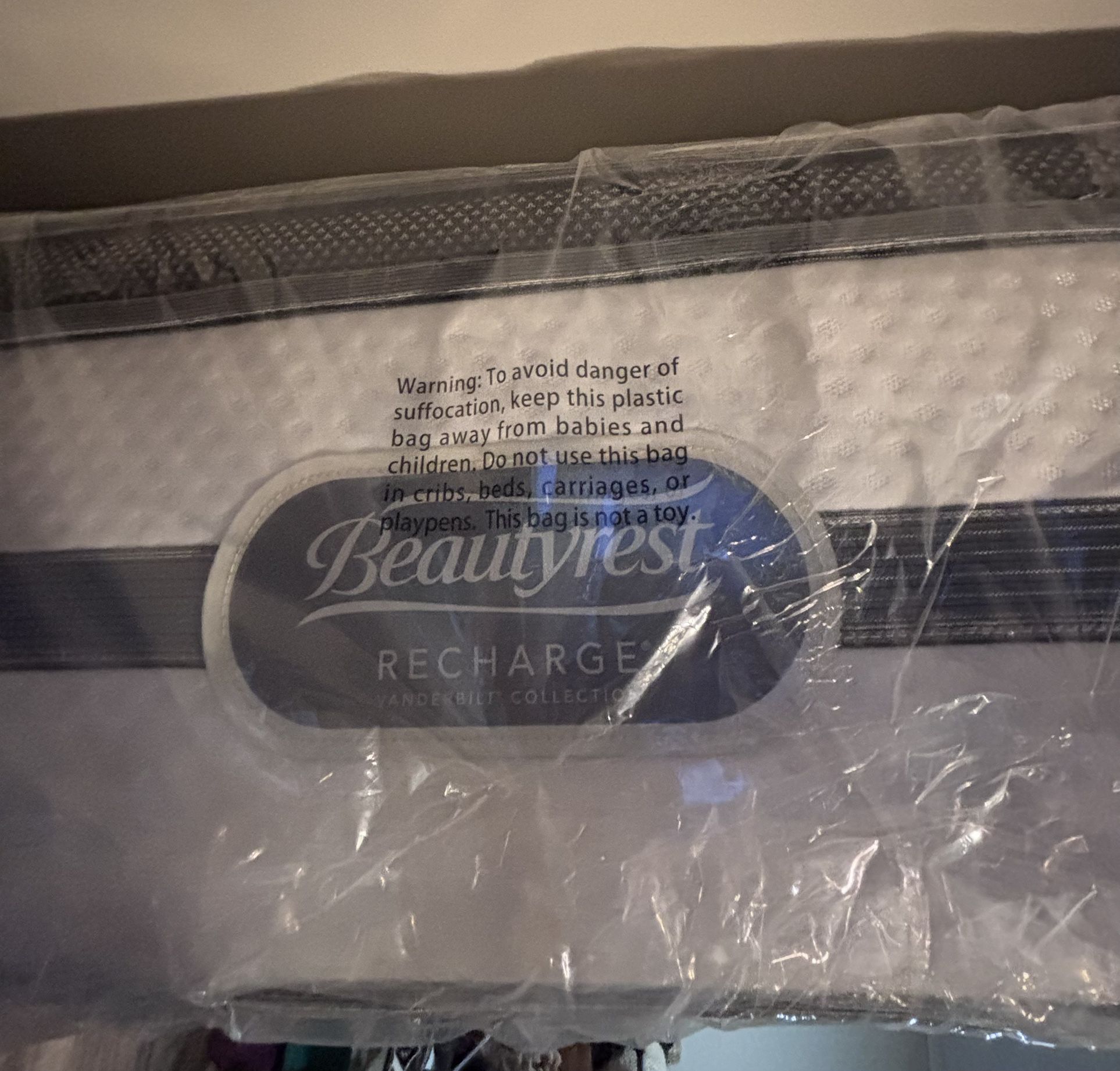 Queen bed/mattress Beautyrest