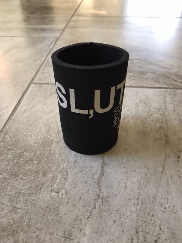 SLUT SL,UT Salt Lake City, Utah Beer Koozie
