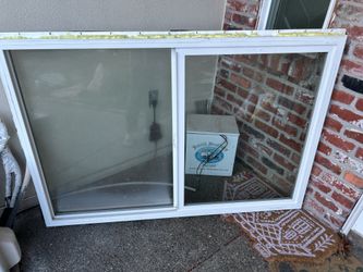 White Vinyl window
