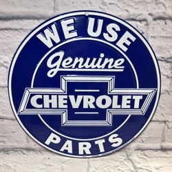CHEVROLET TIN SIGN