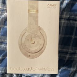 Beats Studio 3 Wireless Camo Collection Sand Dune for Sale in