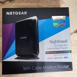 Netgear Nighthawk Modem Router AC1900 Wifi