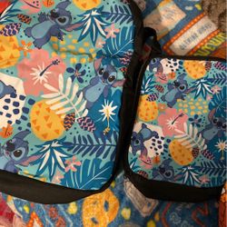 Stitch Backpack And Lunch Bag Set