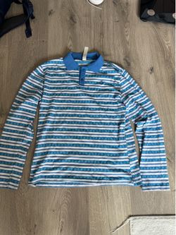Blue Chrome Hearts Polo