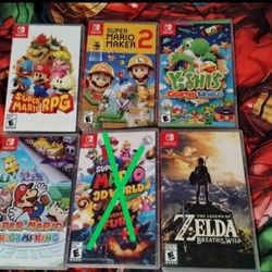 Nintendo Switch Games, $45 Each