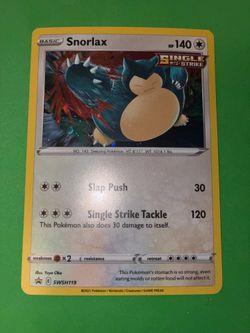 Snorlax swsh119 black star promo