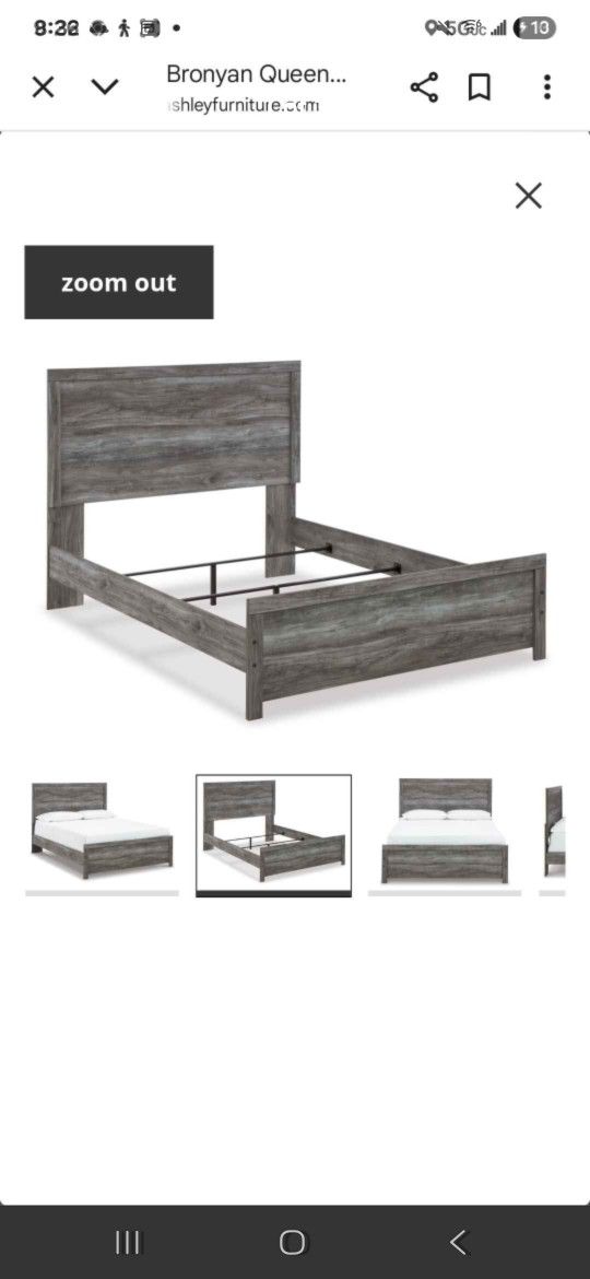 Ashleys Furniture King Size Bed Frame