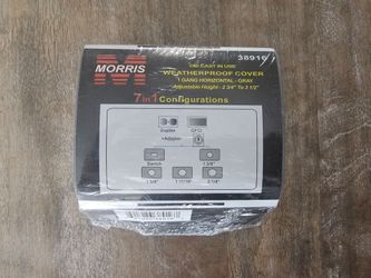 Morris 38916 - Horizontal 1 Gang Electrical Box Cover