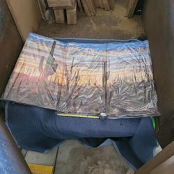 Large 3 Panel Desert Wall Art