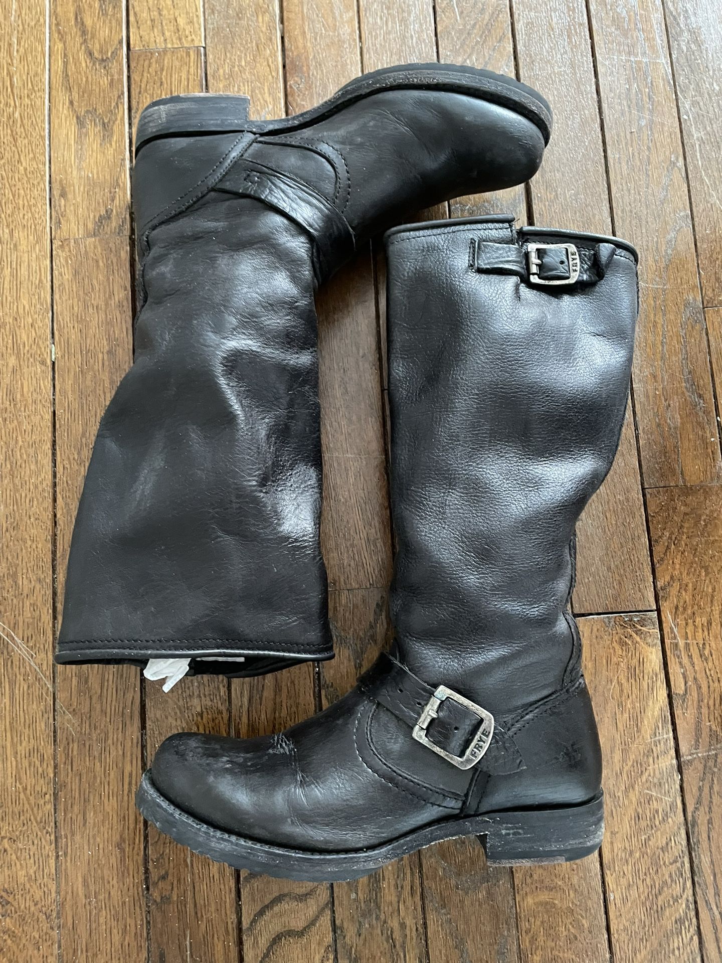 FRYE Veronica Leather Mid Boots Size 8.5M - LIKE NEW