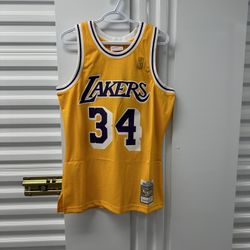 Shaquille O'Neal Los Angeles Lakers Mitchell N Ness NBA Swingman 1996-97 Jersey Authentic