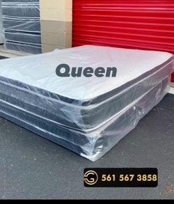 Queen Mattress Set PillowTop – Brand New –  Same Day Delivery Available 🚚